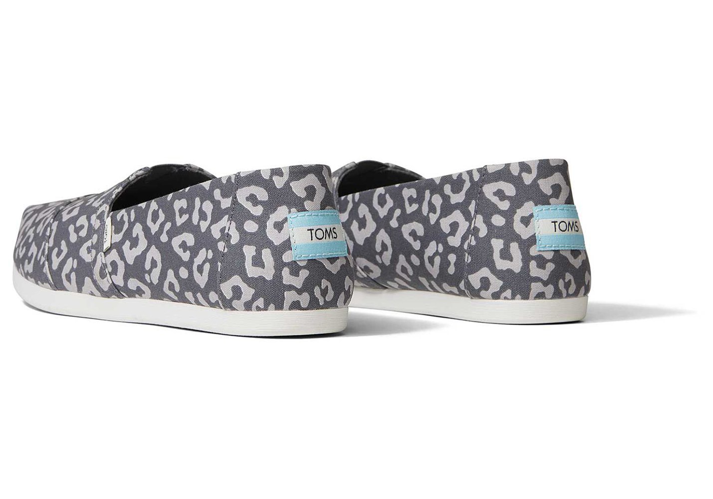 Toms Espadryle Damskie Szare - Alpargata Painted Leopard - 13DIOCNGQ